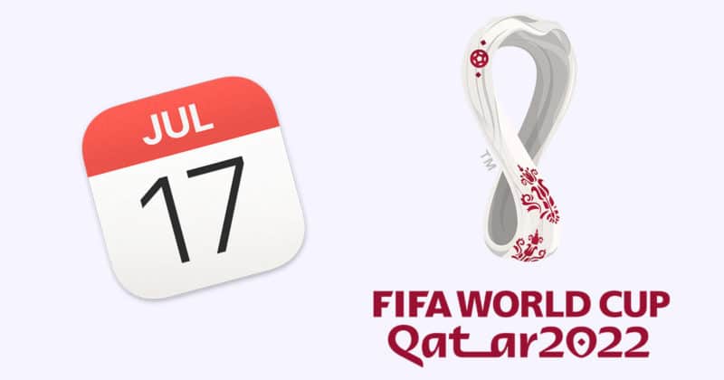 카타르 월드컵 일정 캘린더에 추가하는 방법